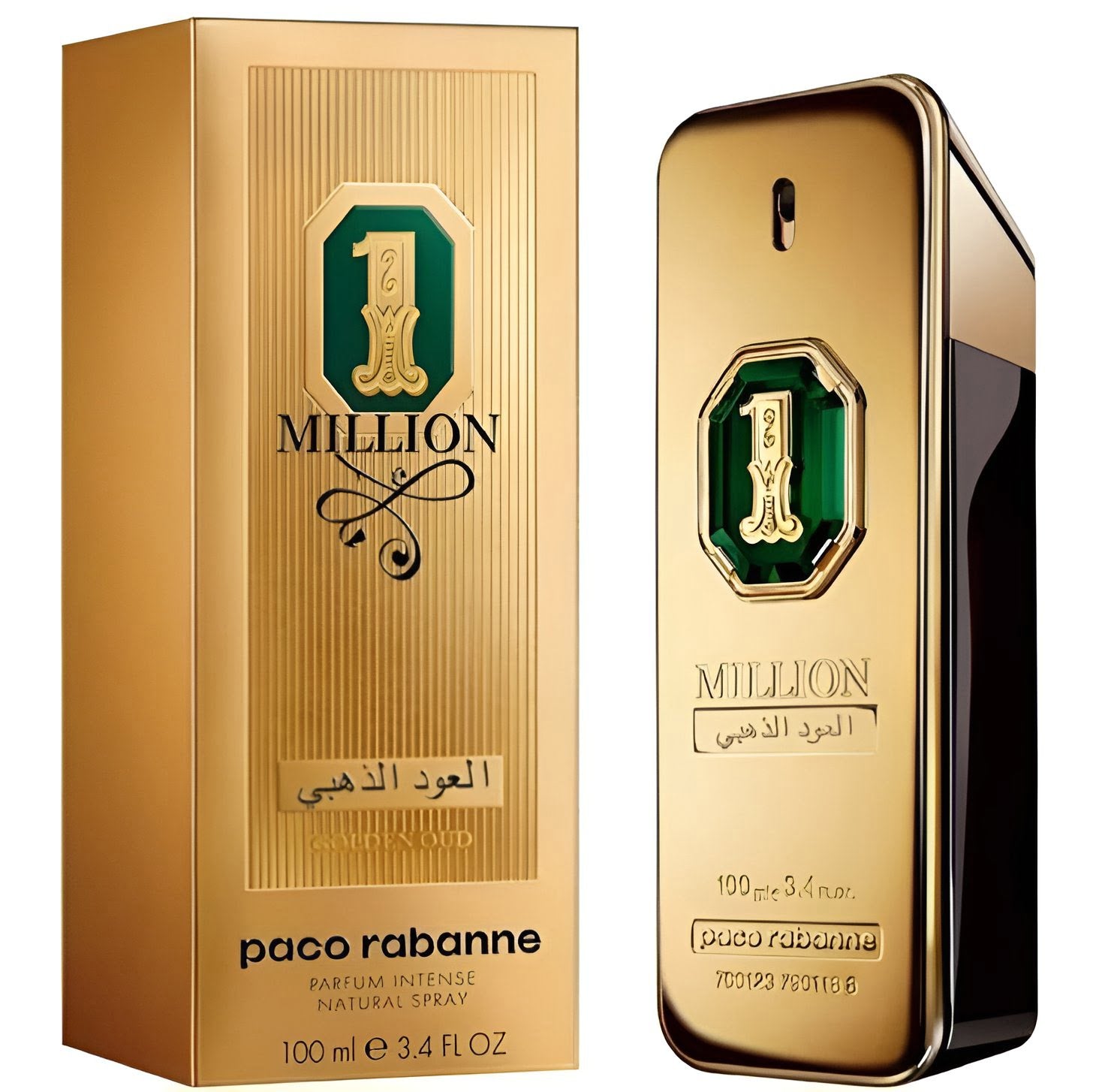 باكو رابان(2023)-1 مليون جولدن عود-العود الذهبي-عطر مكثف-100مل